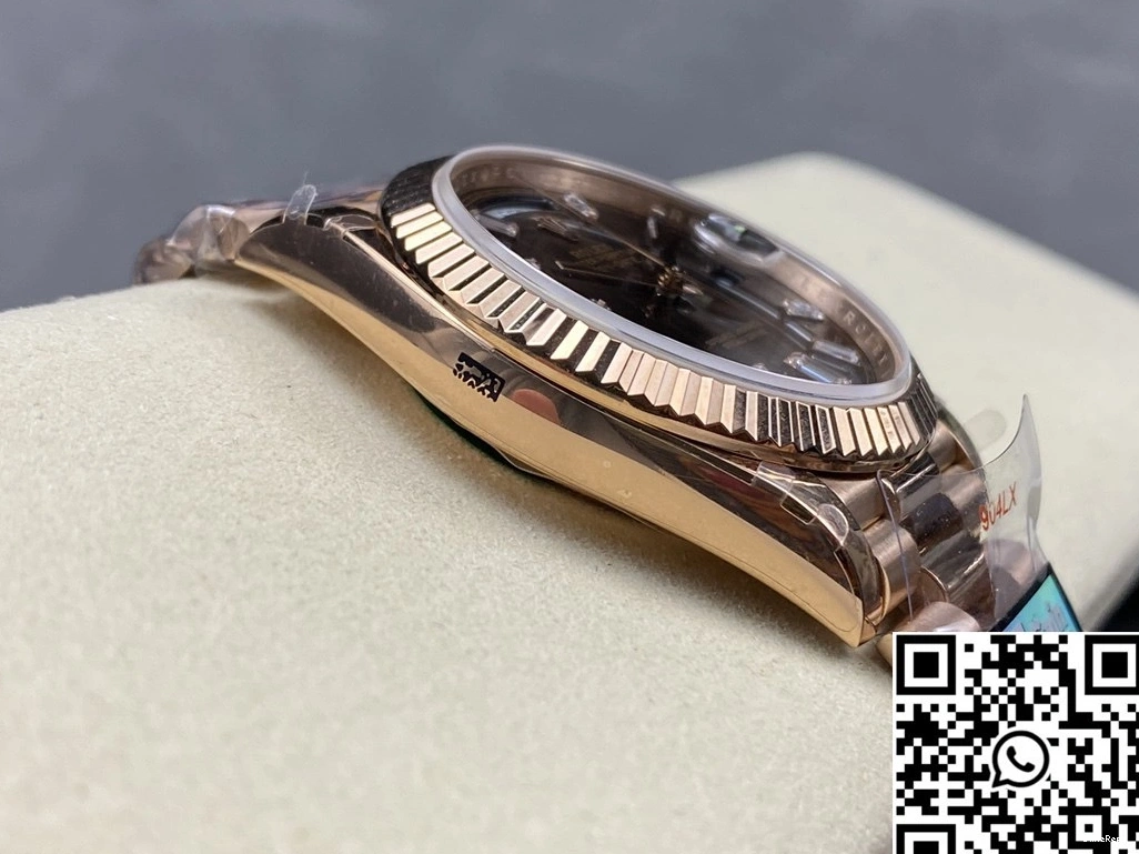 Factory Dial v5 Rolex Chocalate Steel M228235-0003 Date Tungsten QF Day 1028